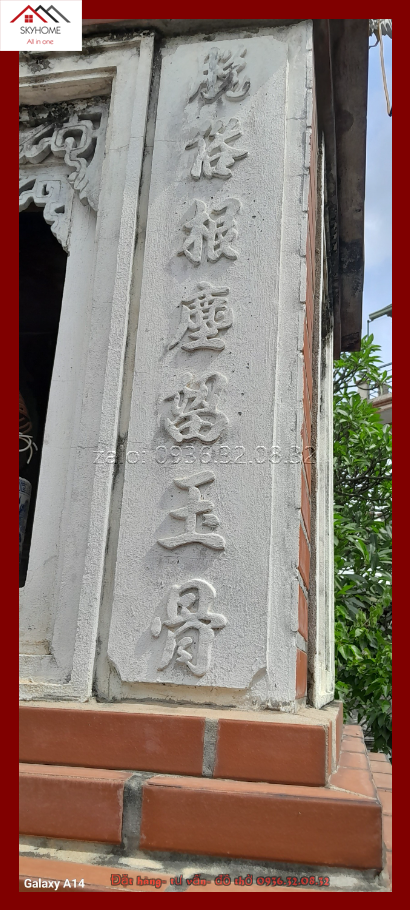 Câu đối thờ chữ Thoát tục căn trần- Tiêu diêu tịnh cảnh